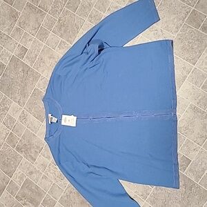 Talbots Blue Cardigan Sweater Dress Jacket sz 3X